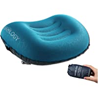 Trekology almohada de camping y viaje inflable ultraligera – ALUFT 2.0 Comprimible- compacta- cómoda- almohada hinchable…